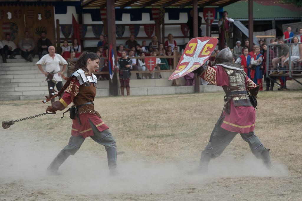 Festival de historia medieval "Palace Games" en Visegrado, Hungría