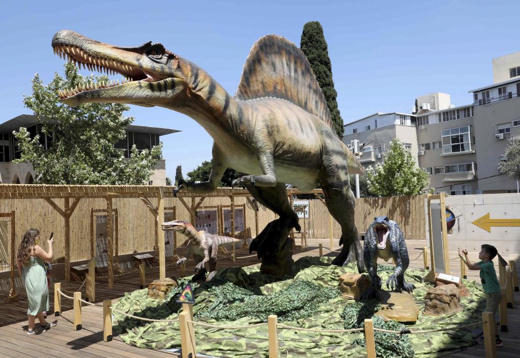 Exposición de dinosaurios en Museo Nacional de Ciencia, Tecnología y Espacio de Israel