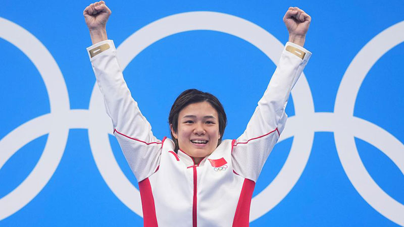 Tokio 2020: Clavadista china Shi gana oro en trampolín de tres metros
