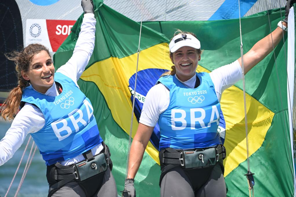 Tokio 2020: Brasil se lleva oro en la clase 49er FX de vela femenino