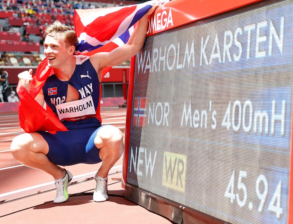 Tokio 2020: El noruego Karsten Warholm se cuelga el oro en los 400 metros vallas con nuevo récord mundial