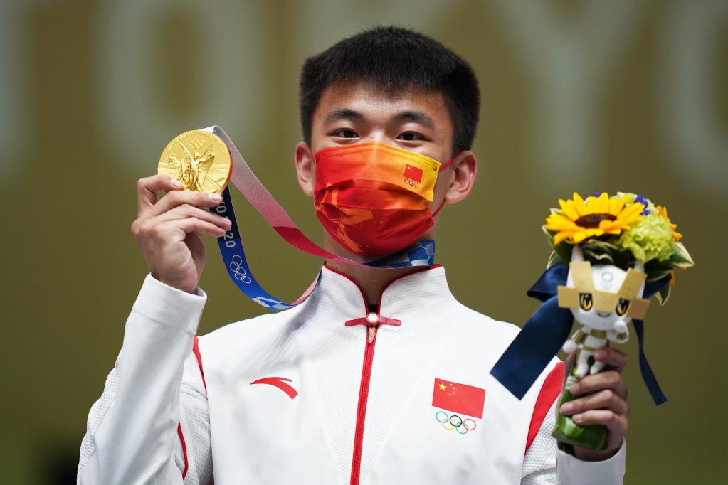 Tokio 2020: Tirador chino Zhang Changhong se cuelga oro en rifle 50m tres posiciones con récord mundial