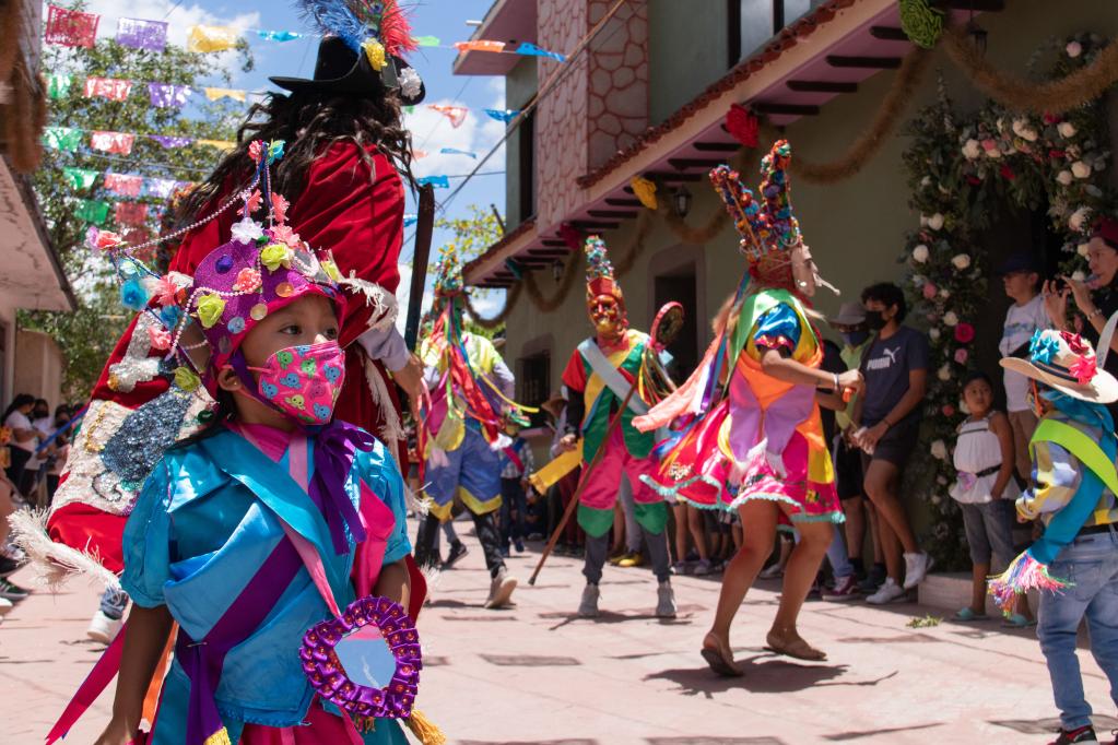 Festividad en honor a Santa Ana en Mochitlán, México