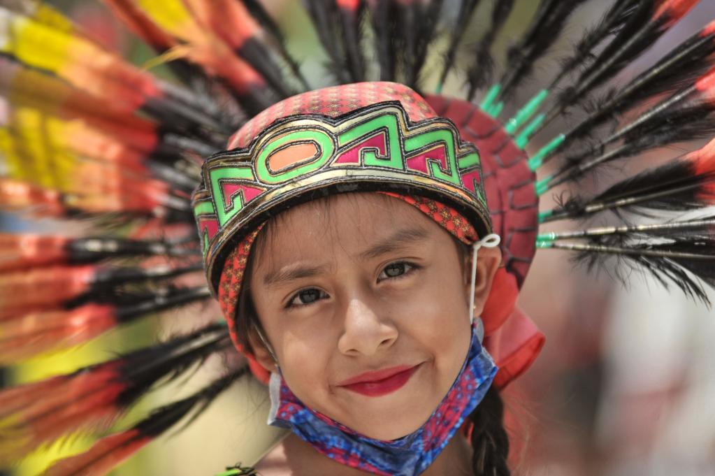 Celebración en marco de los 500 años de Resistencia Indígena México-Tenochtitlán en Ciudad de México