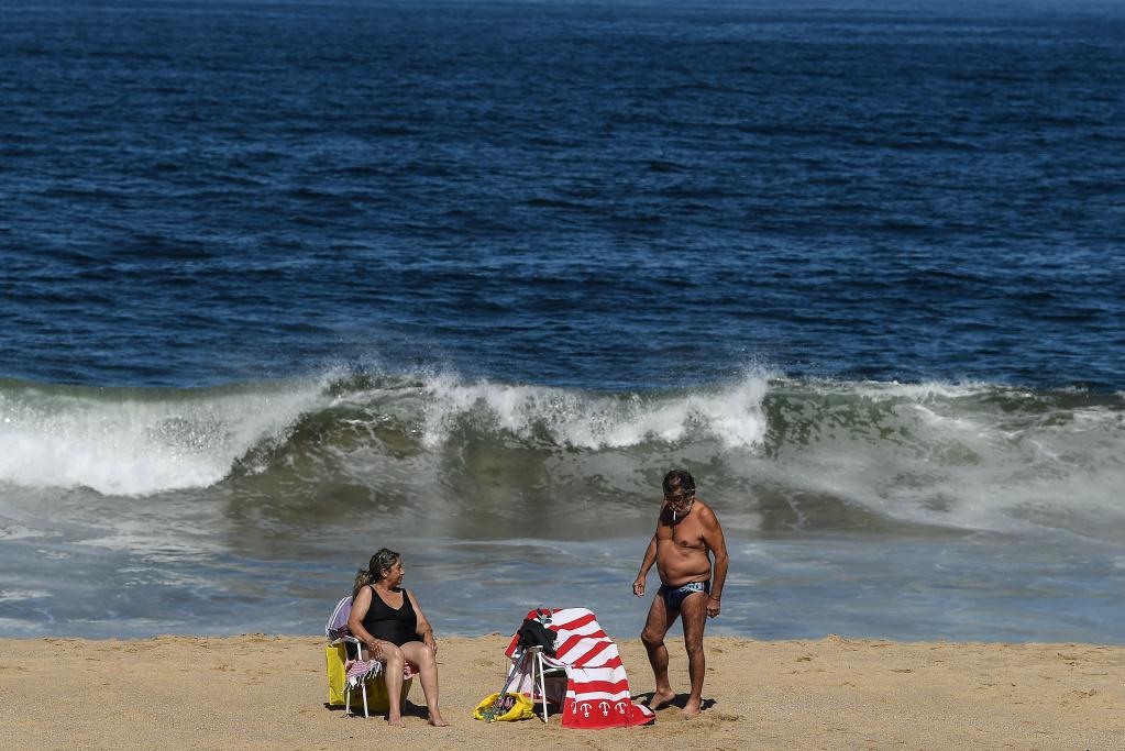 Playa de Re&ntilde;aca en Vi&ntilde;a del Mar, Chile