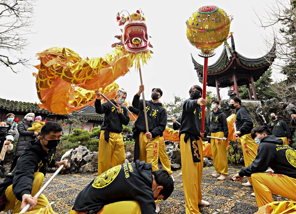 Celebración del Año Nuevo Lunar chino en Vancouver, Canadá