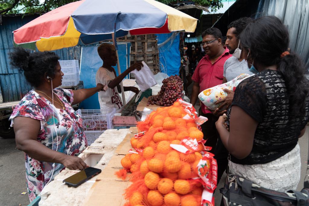 Mercado de Pettah en Colombo, Sri Lanka