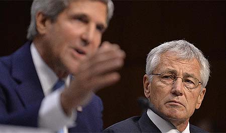 Kerry y Hagel defienden ataque a Siria ante congreso de EEUU
