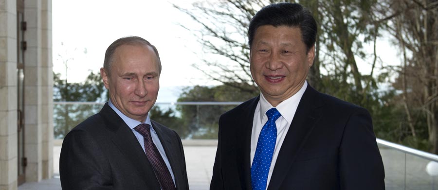 Presidentes chino y ruso conversan sobre relaciones bilaterales