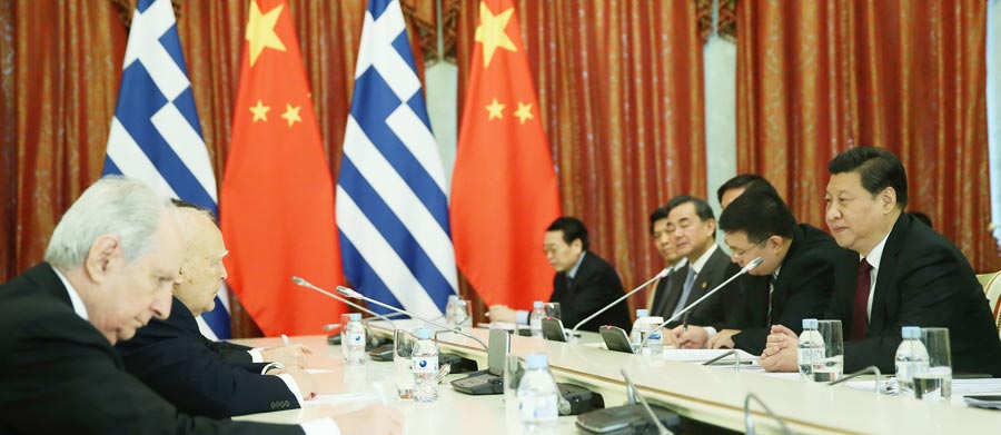 Presidentes de China y Grecia se comprometen a mejorar cooperación bilateral