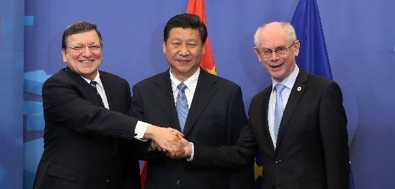 Presidente chino pide cooperación de beneficio mutuo entre China y UE