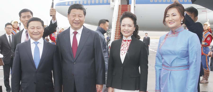 Presidente chino llega a Mongolia para visita de Estado