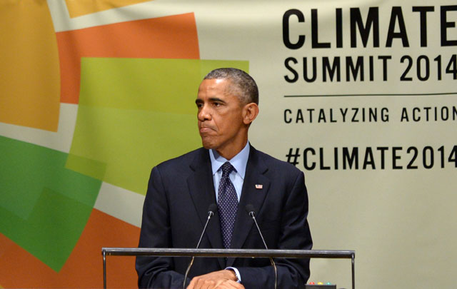 Obama pide esfuerzos conjuntos para abordar cambio climático