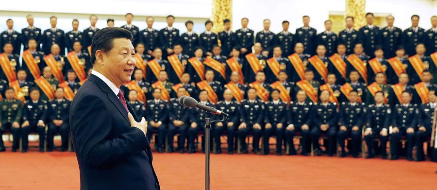 Xi insta a policía a contribuir a promoción de Estado de derecho