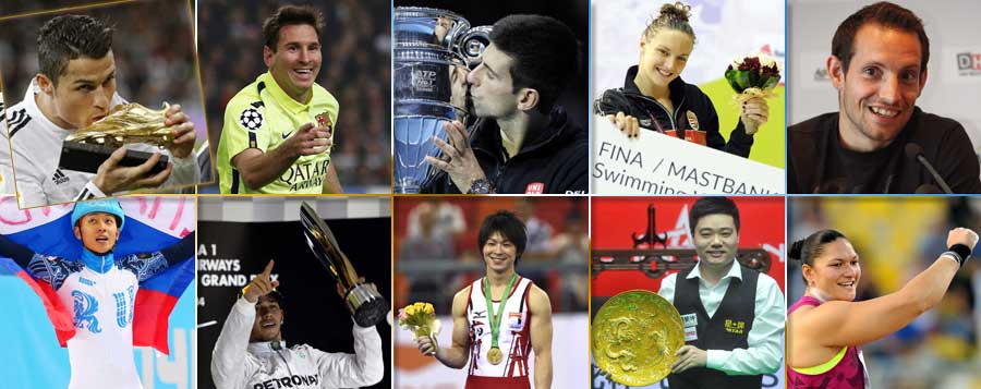 2014 en imágenes: 10 mejores deportistas del mundo seleccionados por Xinhua