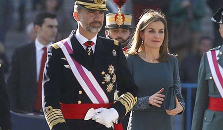 Rey Felipe VI preside primera celebración de la Pascua Militar
