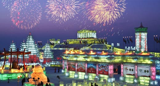Harbin acoge el Festival Internacional de Hielo y Nieve