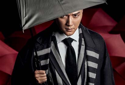 Actor Feng Shaofeng posa para Bazaar