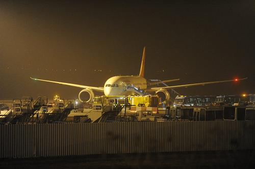 Avión de Air India aterriza en Budapest por problema en motor