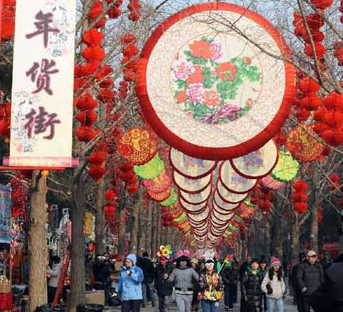 Ferias de Templo, las mayores atracciones de los chinos durante la Fiesta de Primavera