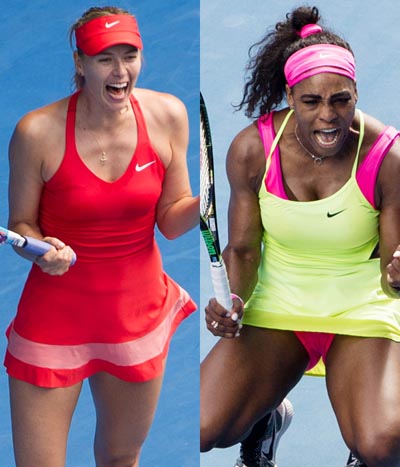 Tenis: Sharapova y Serena Williams llegan a la final en Melbourne