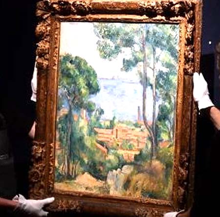 Pintura de Cezanne es vendida por 13,5 millones de libras esterlinas en Londres