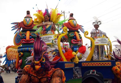 Colombia: Desfile de carnaval en Barranquilla