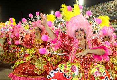 Brasil: Desfile de Carnaval en Río de Janeiro