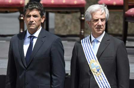 Tabará Vázquez asume presidencia de Uruguay
