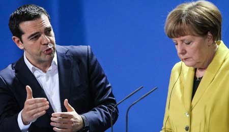 Merkel exhorta a Grecia a continuar reformas estructurales
