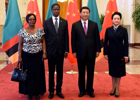 China y Zambia prometen fortalecer sus lazos