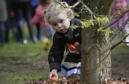 La búsqueda de huevos celebrada en VanDusen Jardín Botánico