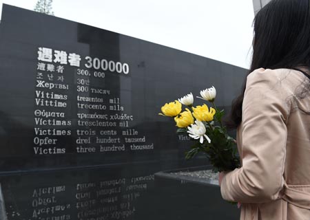 Crecen a más del doble visitas a salón conmemorativo de masacre de Nanjing