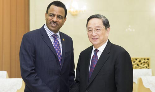 China y Etiopía prometen estrechar relaciones