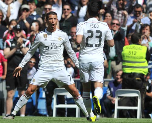 Fútbol: Real Madrid gana 3-0 al Eibar sin grandes esfuerzos