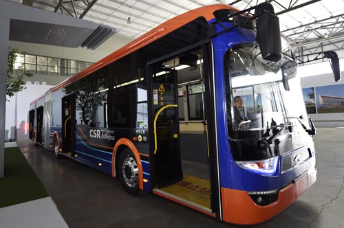 Compañía china CSR saca al mercado autobús eléctrica de recarga ultra rápida