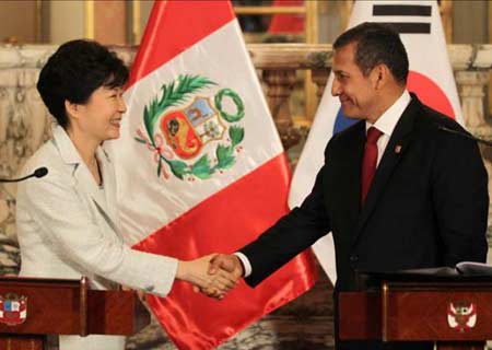 Humala destaca logros alcanzados entre Perú y Corea del Sur