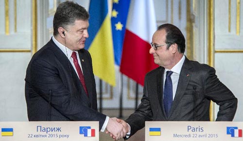 Francia y Ucrania reforzarán relaciones bilaterales