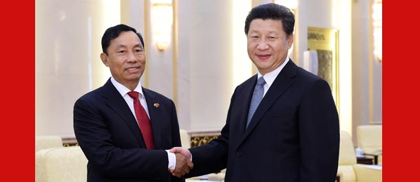 Presidente chino se reúne con presidente del partido gobernante de Myanmar