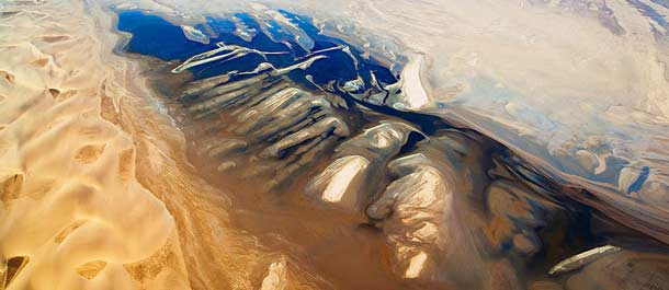 Asombrosas imágenes de Namibia de vista desde las alturas