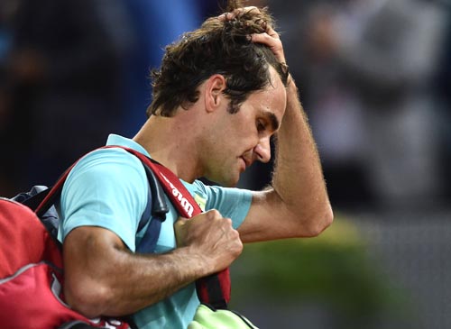 Tenis: Suizo Federer cae eliminado, Nadal gana en torneo abierto de Madrid
