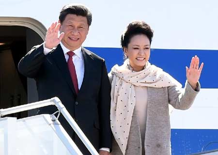 Presidente chino llega a Bielorrusia para visita de Estado
