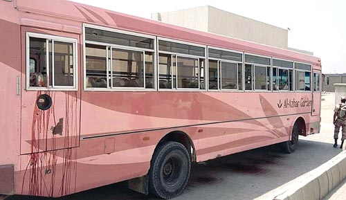 Al menos 41 muertos en atentado contra autobús en Pakistán