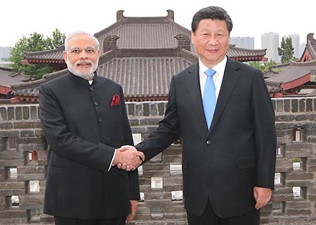Presidente chino se reúne con primer ministro indio
