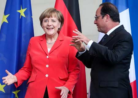 Merkel y Hollande enfatizan lucha contra traficantes de personas