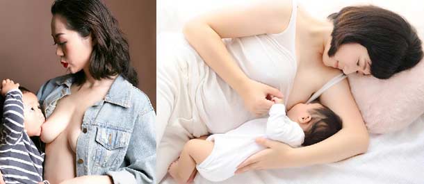 Foto de concientización pública sobre la lactancia materna en China