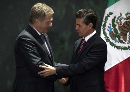 México y Finlandia buscan mayor flujo comercial y cooperación
