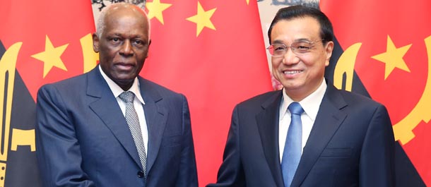 Primer ministro de China se reúne con presidente de Angola
