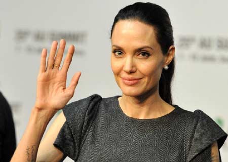 Angelina Jolie asiste a la Cumbre de la Unión Africana en Johannesburgo