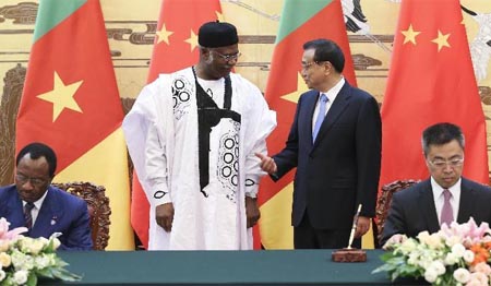 Primer ministro de China promete elevar cooperación con Camerún